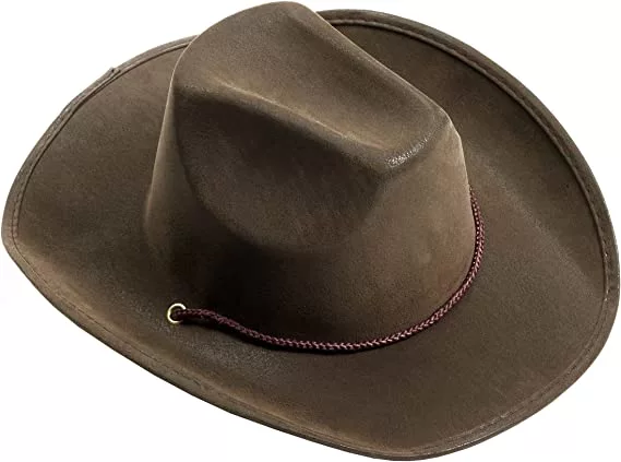 Brown Adult Cowboy Hat